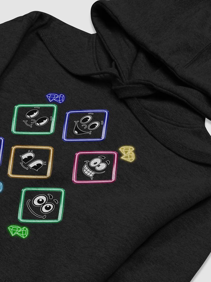 Happy Diamond Faces - Colorful Artistic Hoodie product image (4)