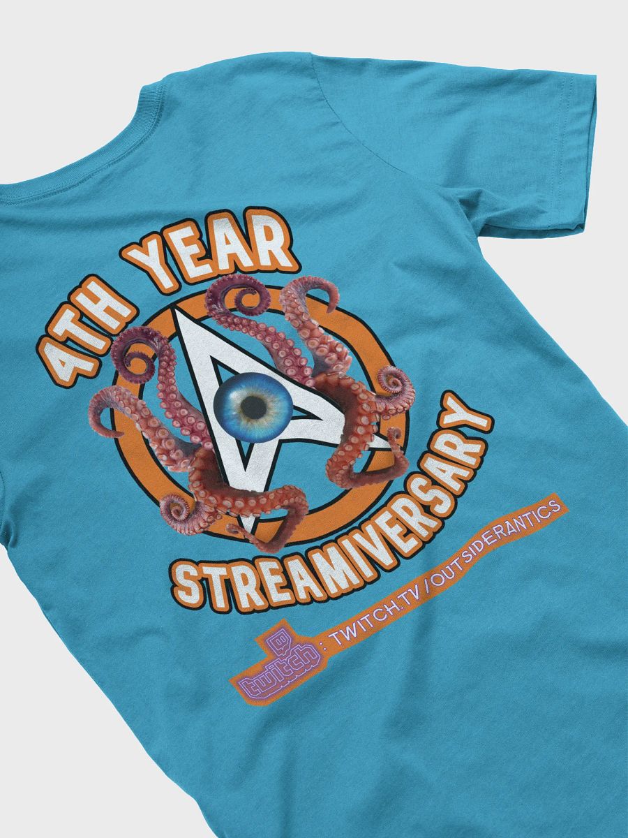 (Limited Edition) 4th Streamiversary 'OA-Cthulhu' Logo Unisex T-Shirt product image (4)