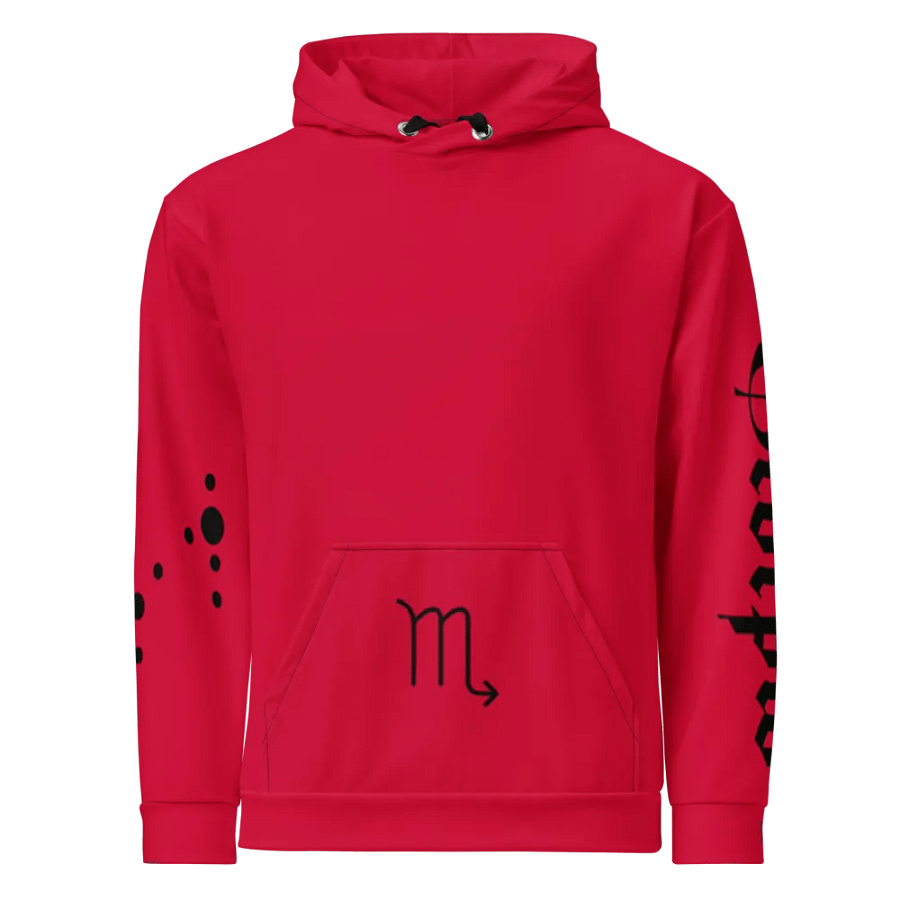 Red Scorpio Unisex Hoodie product image (1)