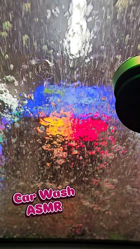 This is fun! 😍 🌈 #oddlysatisying #carwashday #visualtherapy #teamamcana #sundaydrive