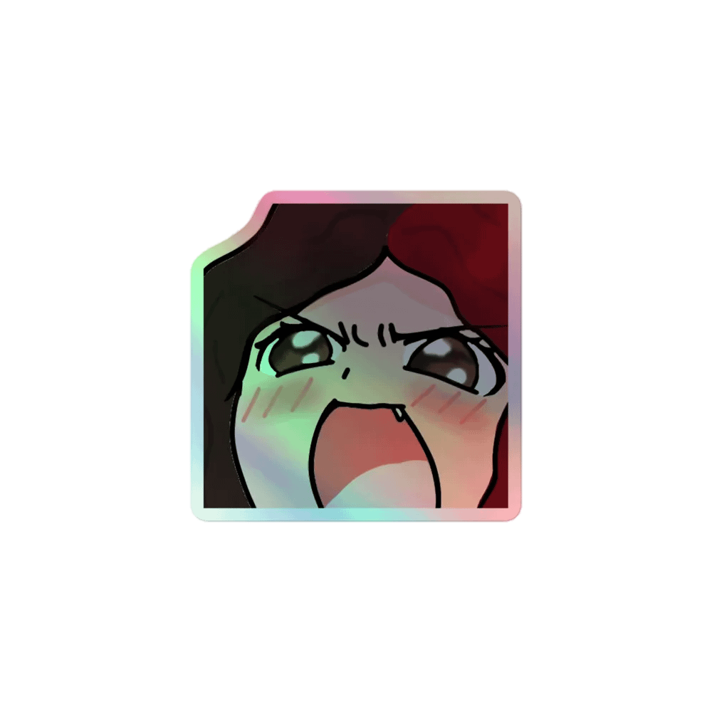 Triggered Deer holo sticker product image (1)
