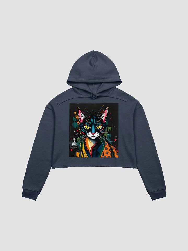 Cozy Chic: Bella+Canvas Fleece Crop Hoodie product image (1)