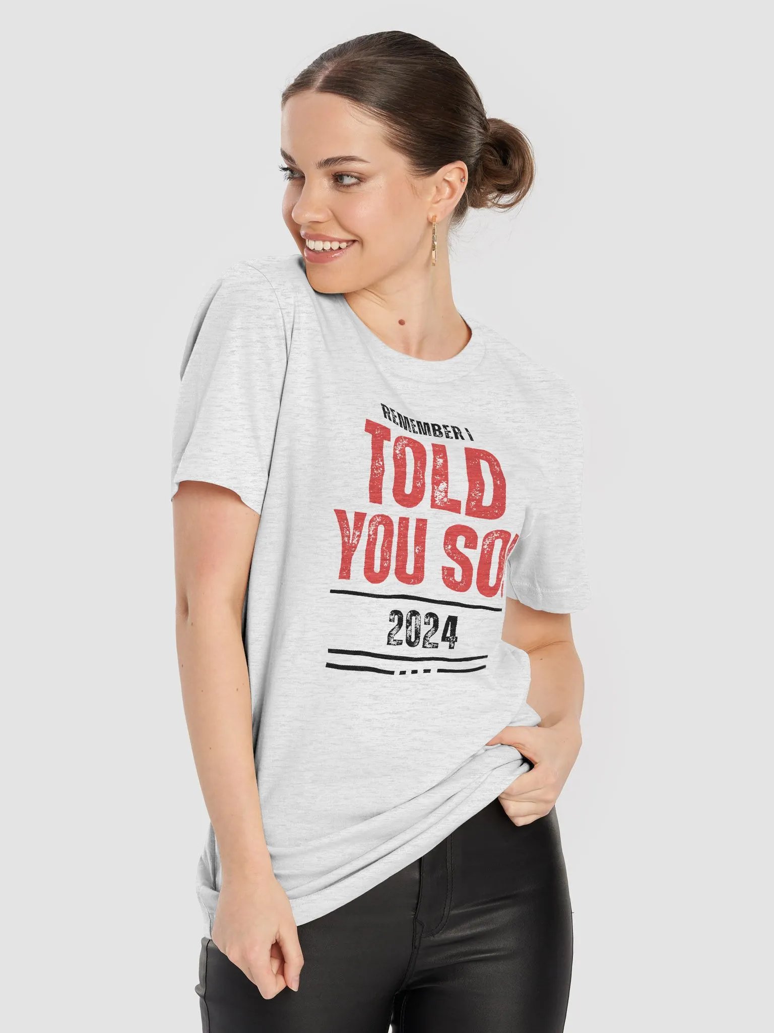 Bold Red 'TOLD YOU SO!' T-Shirt product image (71)