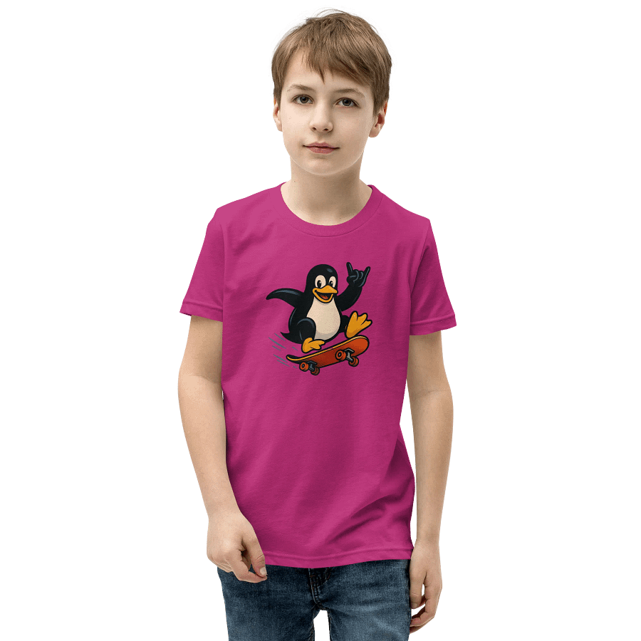"Tux Skateboarder" Youth T-Shirt product image (1)