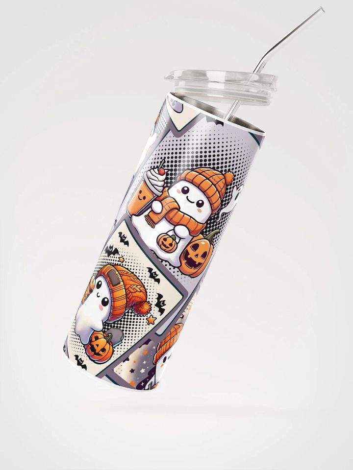 Tarot Card Halloween Spooky Ghosts Stainless Steel Tumbler product image (2)