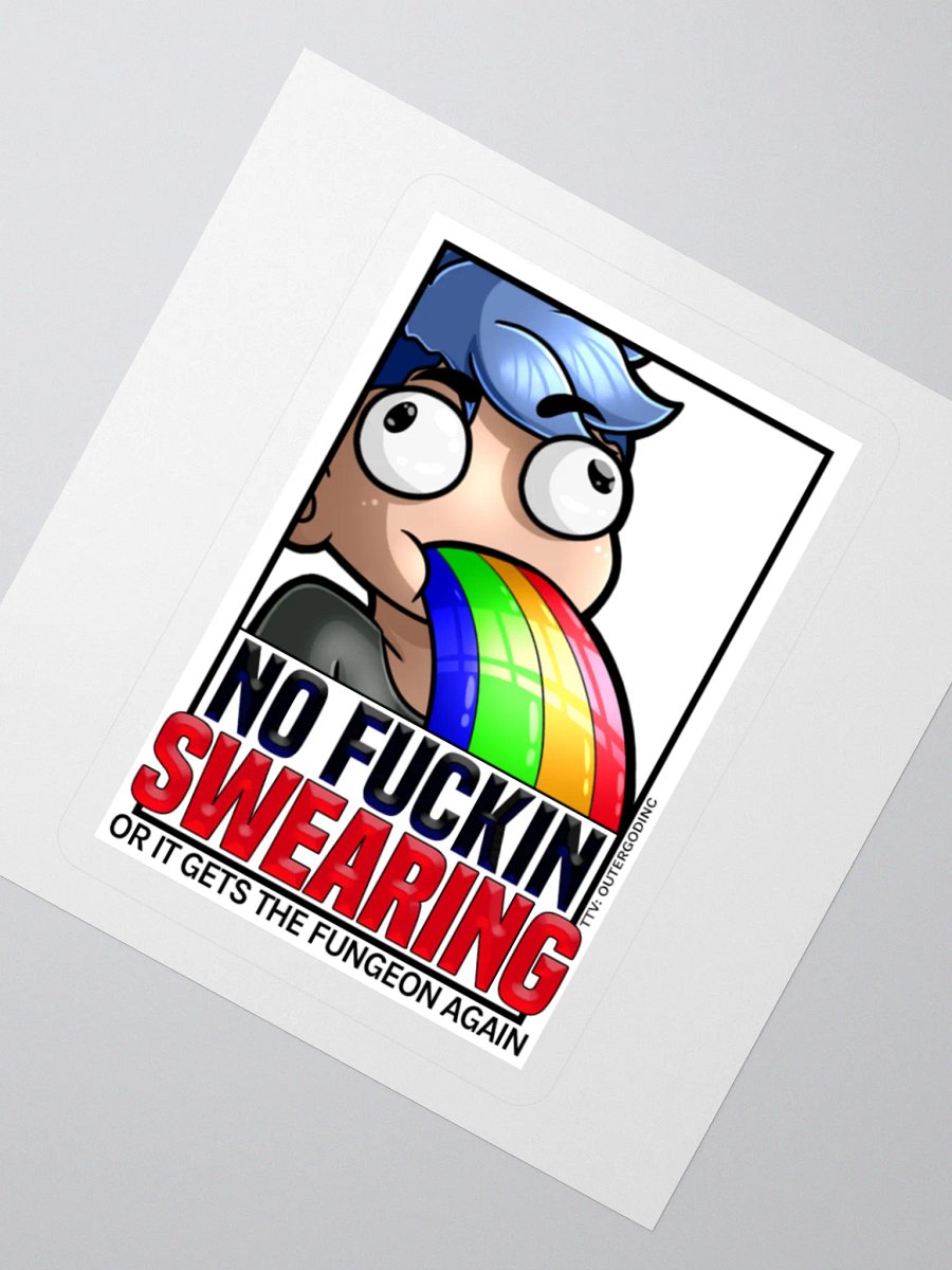 Sticker: No #&$^@ Swearing! product image (3)