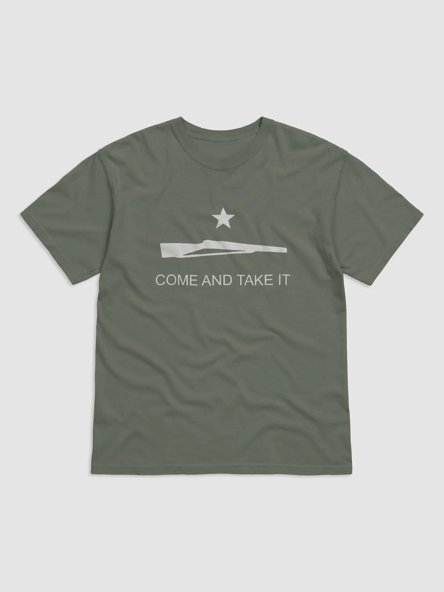 Come and Take It White Graphic T-Shirt product image (1)