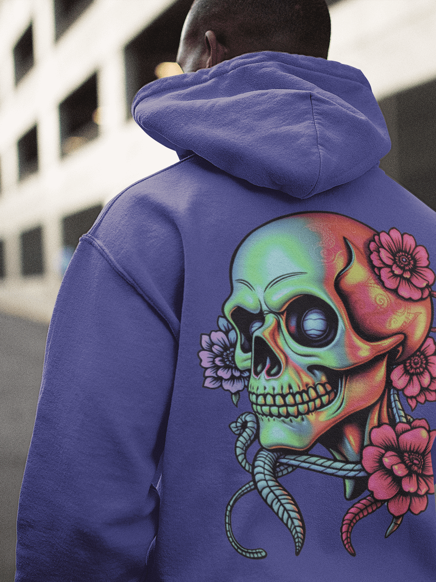 Rebel Bloom Unisex Hoodie - Violet product image (1)