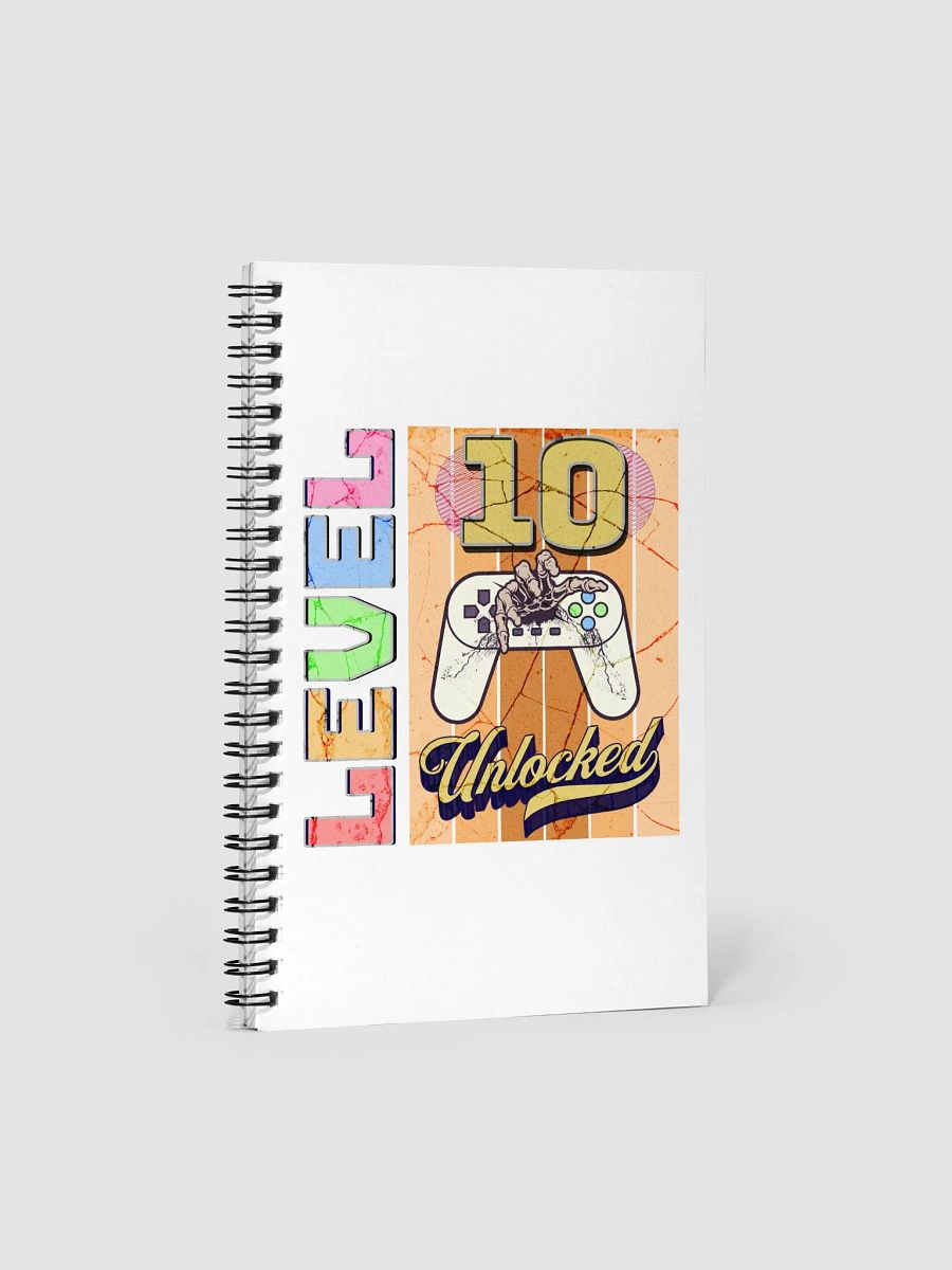 Level 10 Unlocked Spiral Notebook product image (1)
