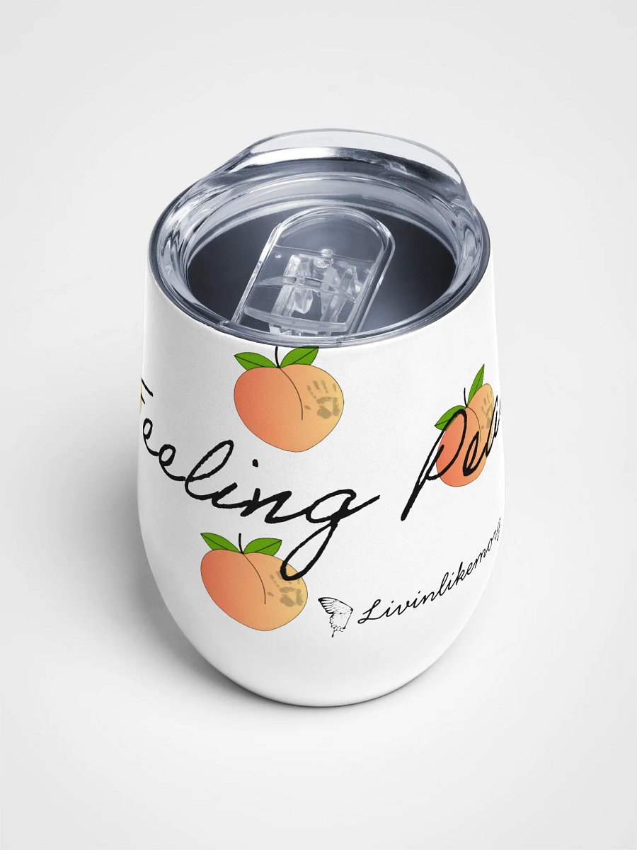 Feeling peachy wine tumbler product image (4)