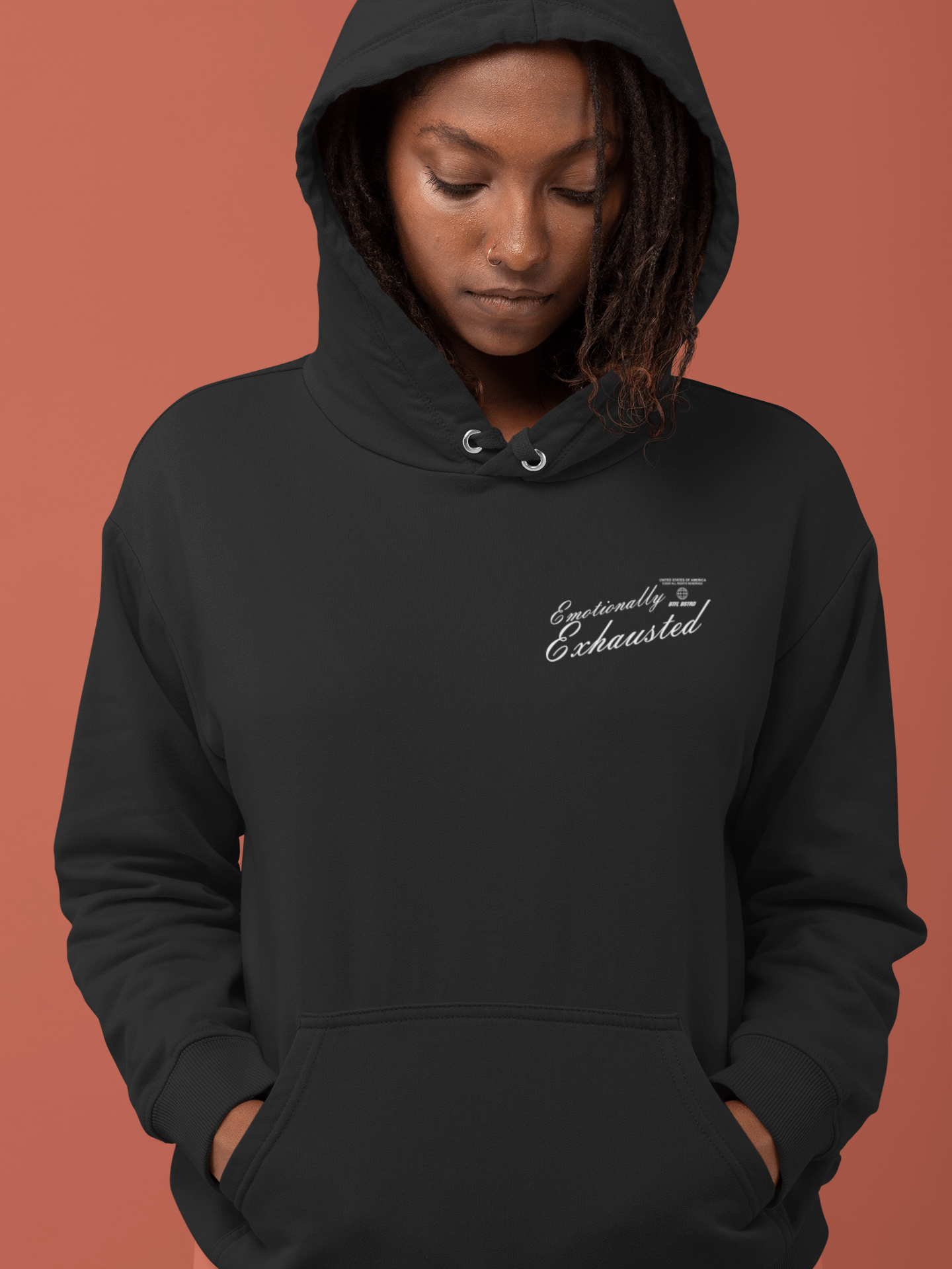 Emotionally Exhausted Floral - BB28 Hoodie product image (3)