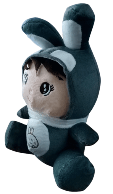 SUVACHII GREY DOLL WITH BUNNY CAP product image (3)