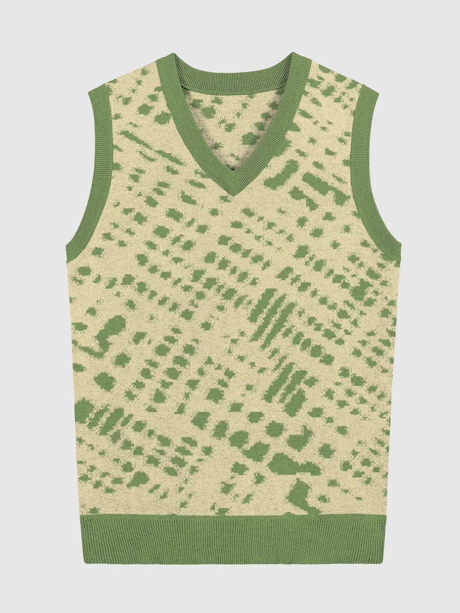 Customized Jacquard V-Neck Vest product image (4)