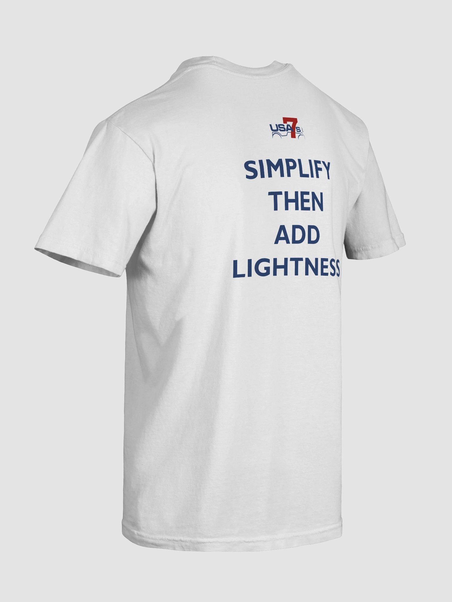 The Mantra T-shirt - Blue & Red Logo product image (3)