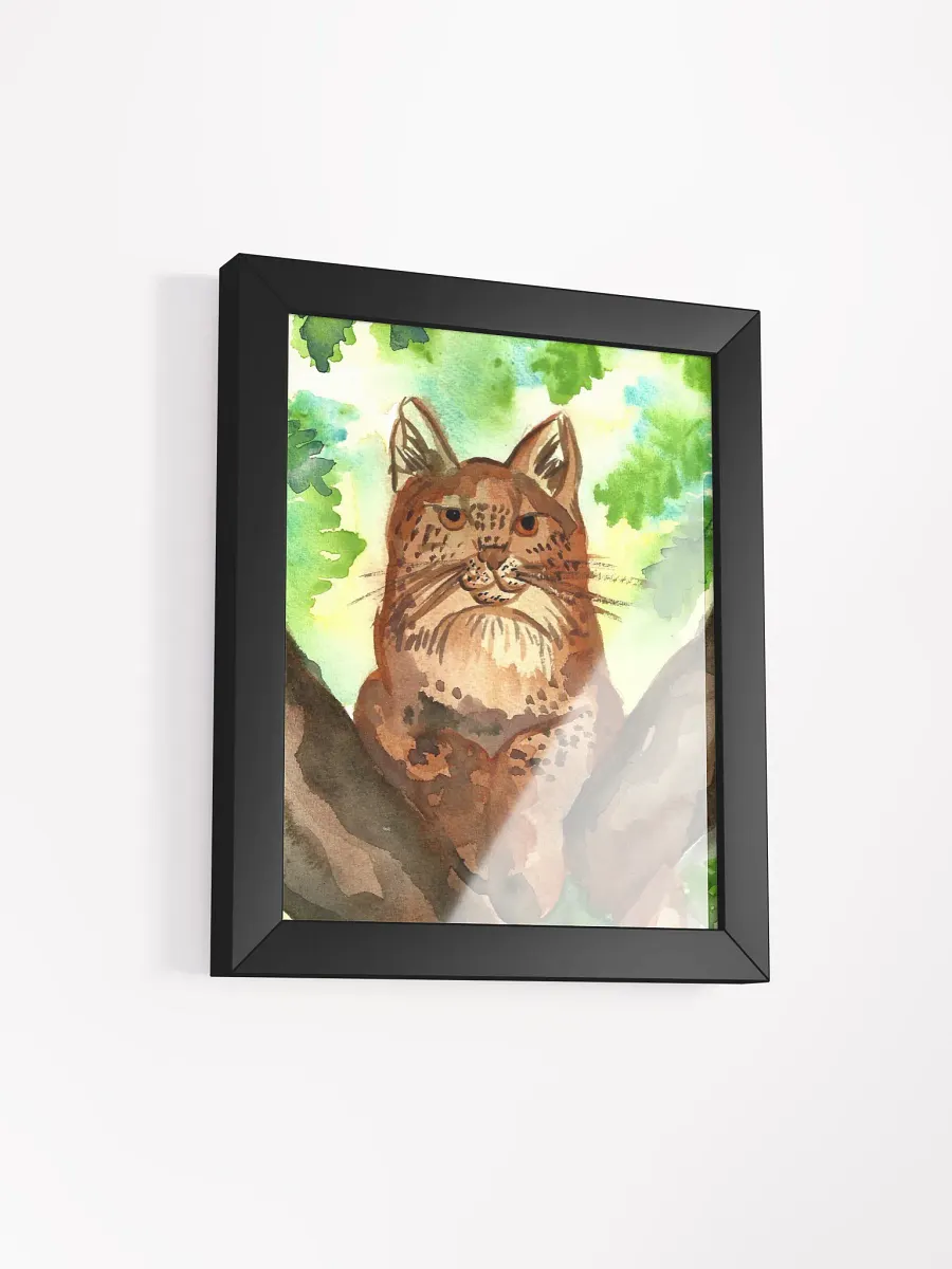 Lynx In A Tree Framed Print product image (6)