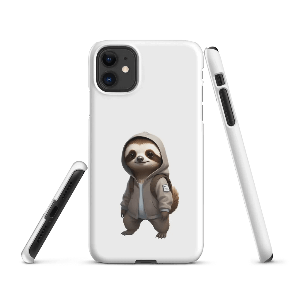 Cute Sloth Snap Case for iPhone product image (1)
