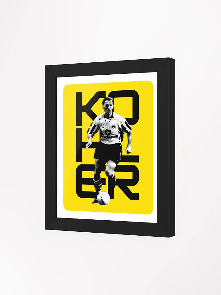 Jürgen Kohler BW Borussia Dortmund Name Art Framed Print product image (1)