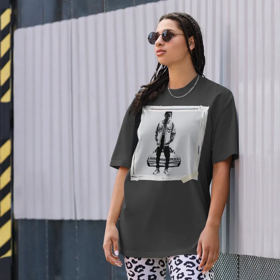 Tap Scott unisex oversized t-shirt product image (8)