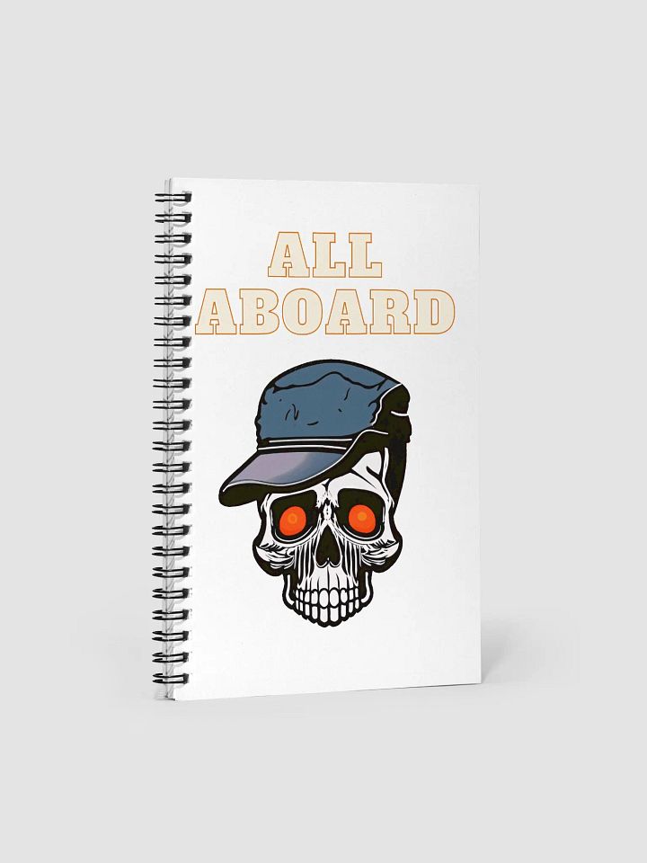 All Aboard Spiral Notebook product image (2)