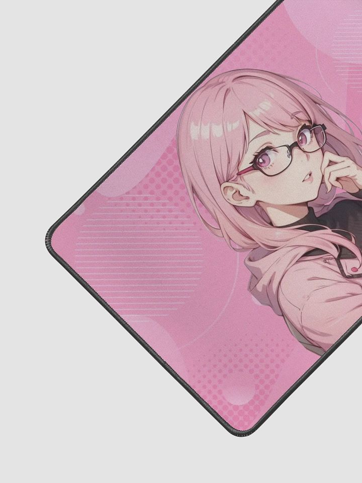 (PINK WAIFU) K Desk Mat 12" x 18" product image (2)