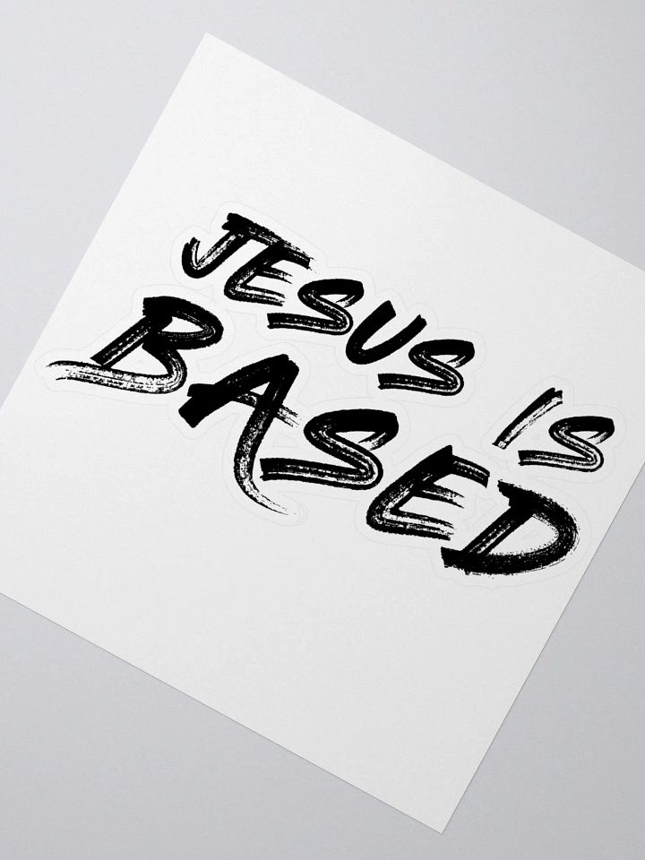 Jesus is Based (Black) product image (4)