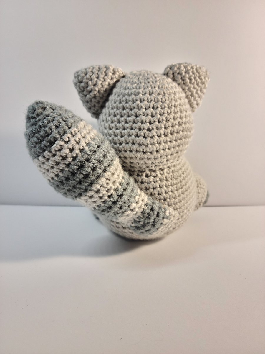 Handmade Amigurumi Racoon Stuffed Animal product image (5)