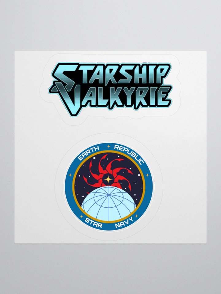 Starship Valkyrie ERSN and Blue Logo Sticker Sheet product image (2)