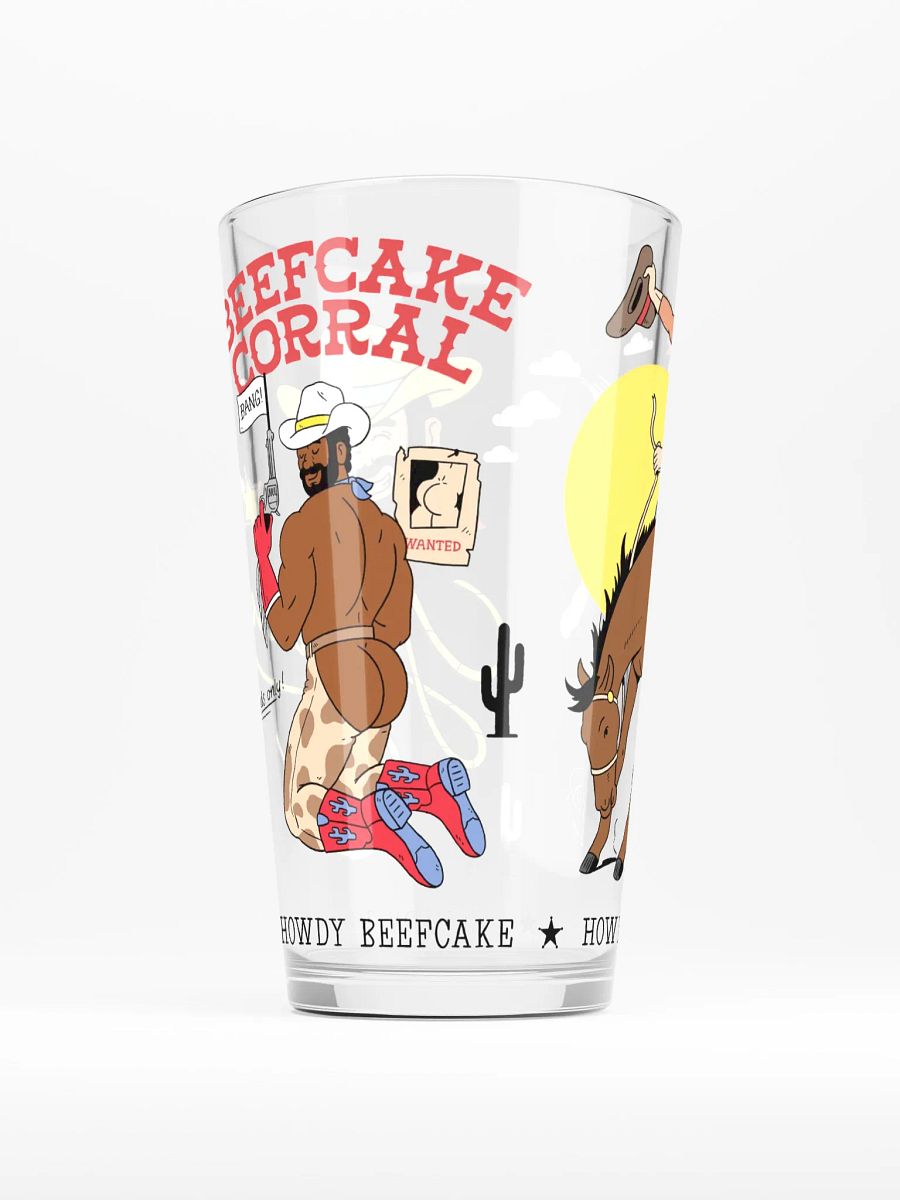 Beefcake Corral Pint Glass product image (4)