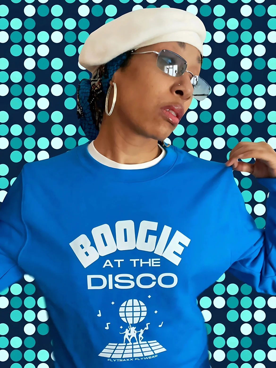 Boogie At The Disco - Blue Crewneck product image (1)