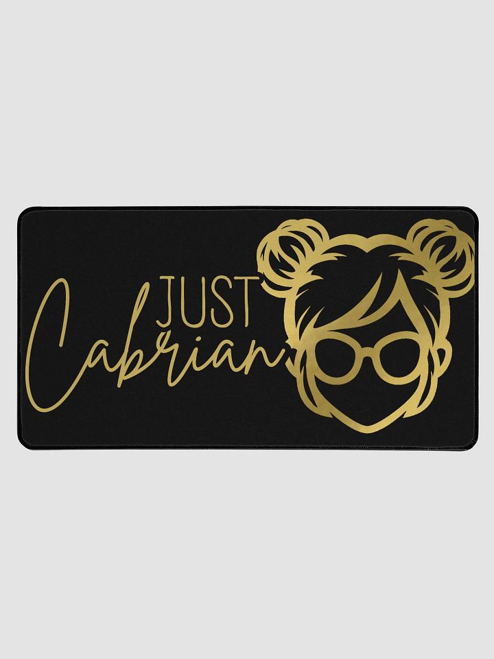 JustCabrian Gold Desk Mat product image (1)