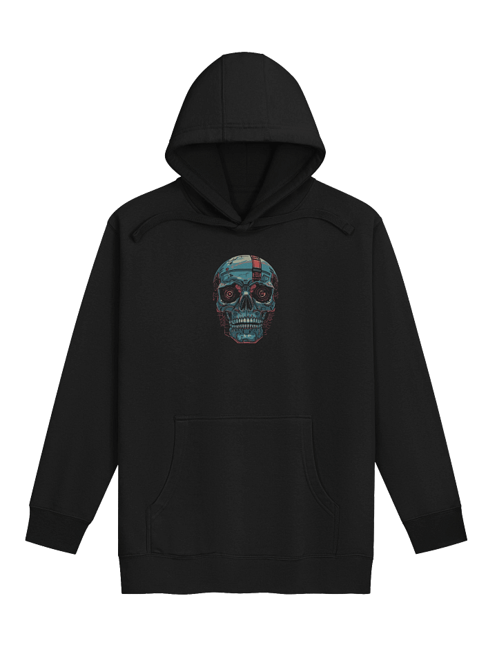 Emerging Cyborg Skull Cotton Heritage Hoodie product image (1)