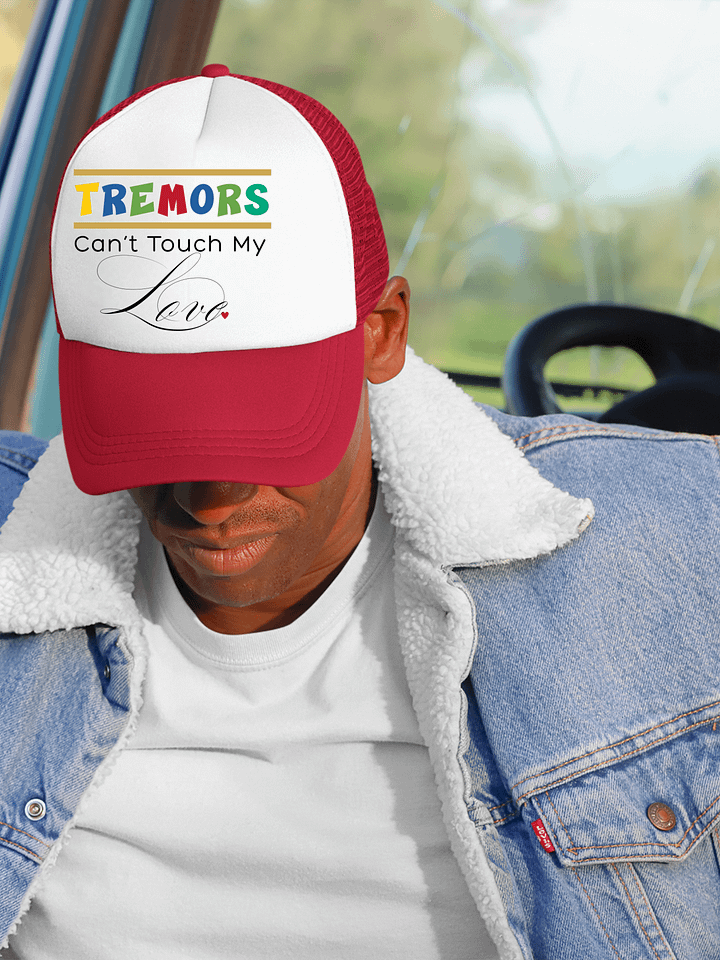 Tremors Can’t Touch My Love, Parkinson Form Trucker Hat product image (1)