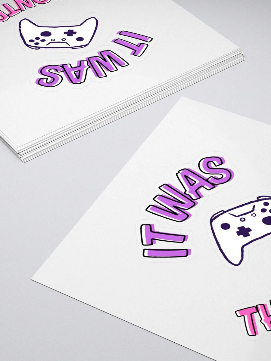 Blame Game Kiss Cut Stickers product image (11)