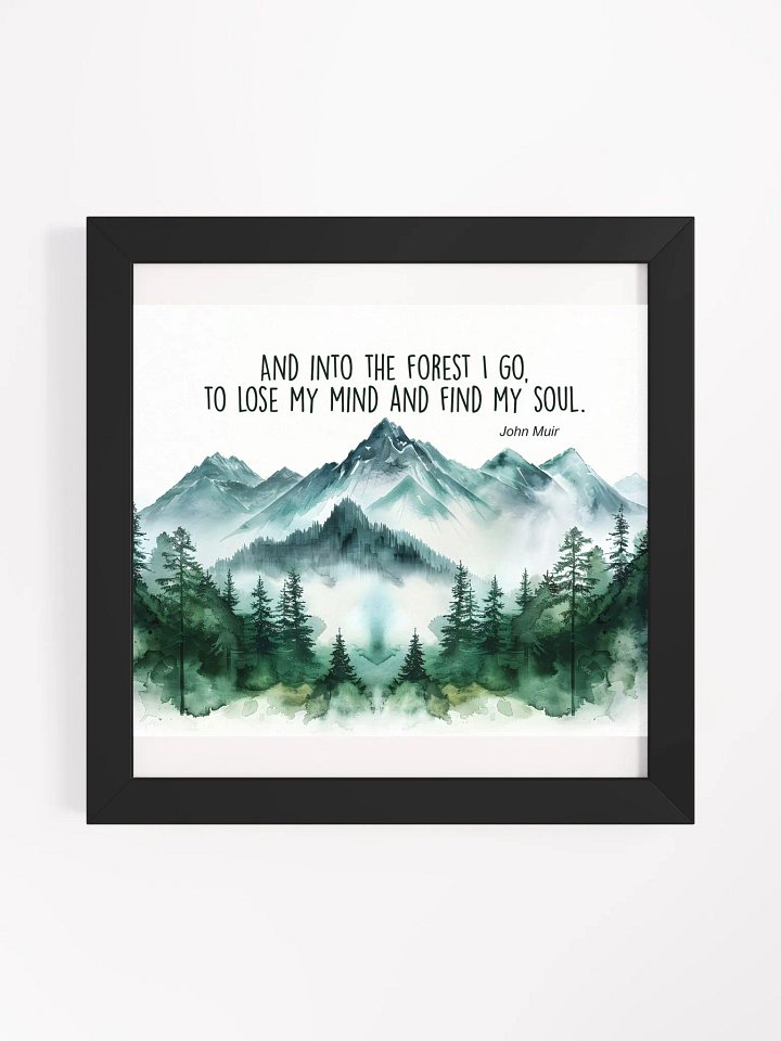 Into the Forest I Go" Wall Art product image (2)