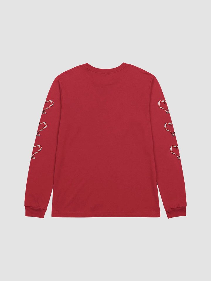 Candycane Heart Tentacle- long sleeve tee with sleeve detail product image (54)