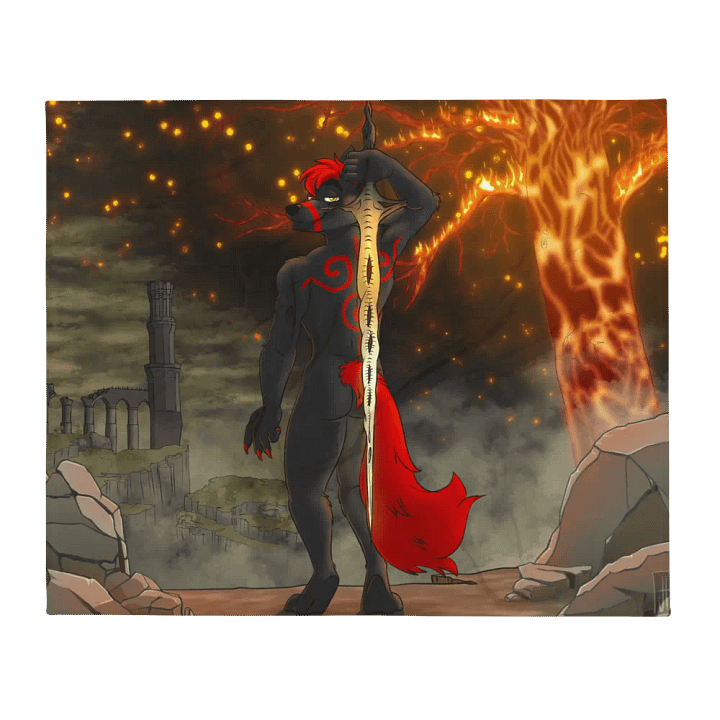 Fury The Elden Lord! Throw Blanket product image (2)