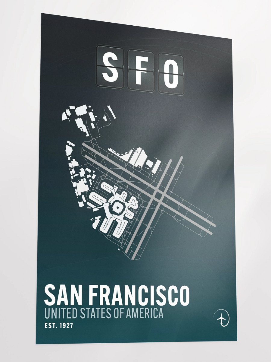 San Francisco SFO Poster product image (3)