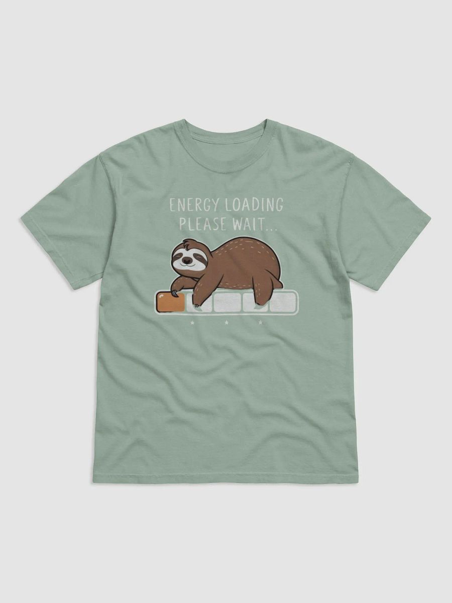 Energy Loading Sloth Graphic T-Shirt product image (1)