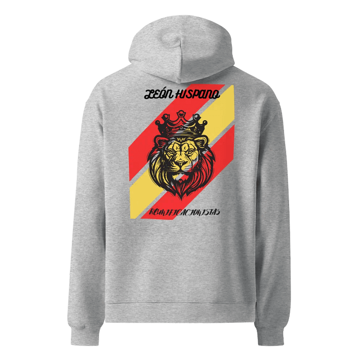 Sudadera con capucha gris - León Hispano product image (2)