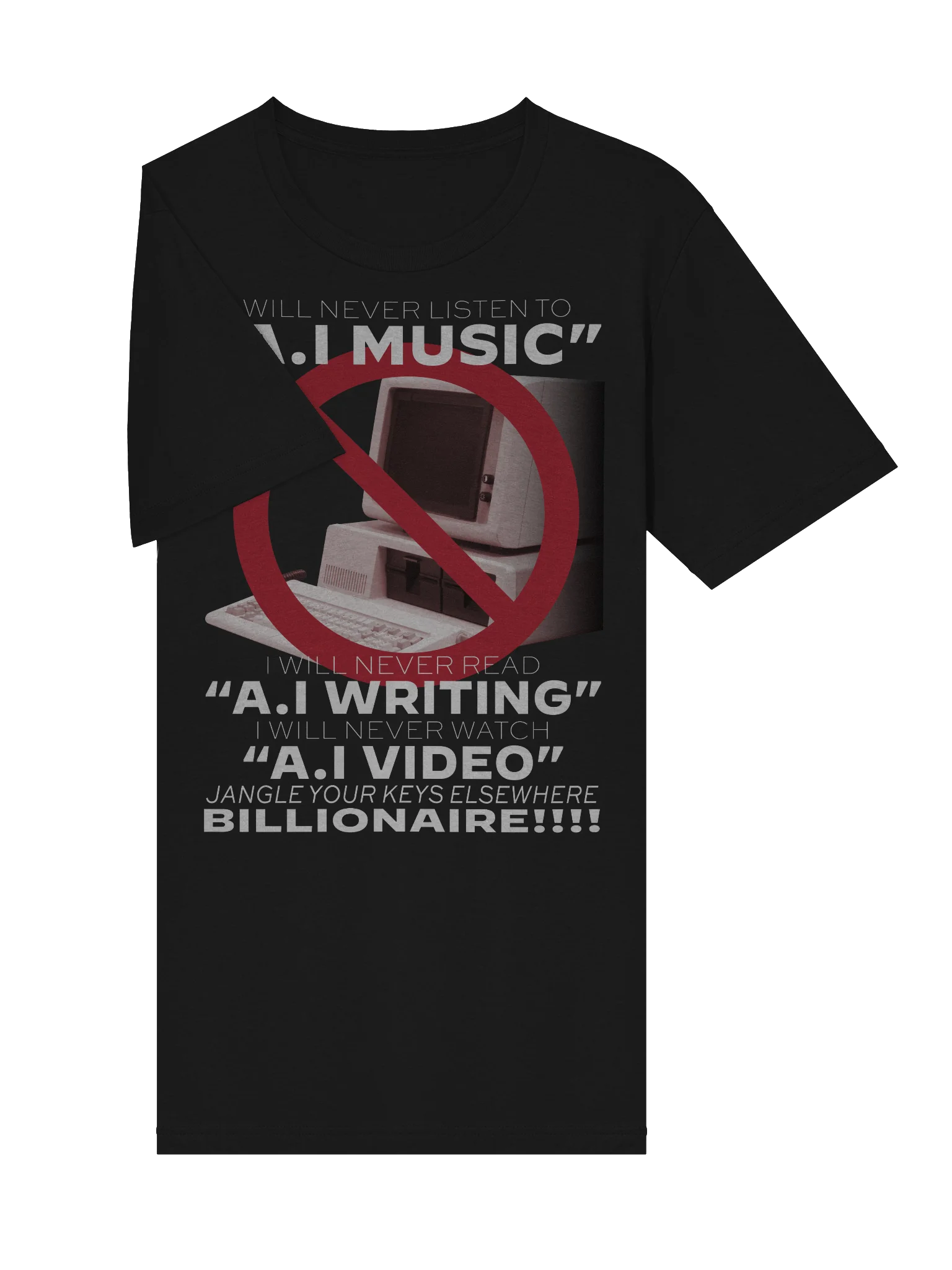 I WILL NEVER LISTEN TO AI MUSIC "TRIBLEND" product image (5)