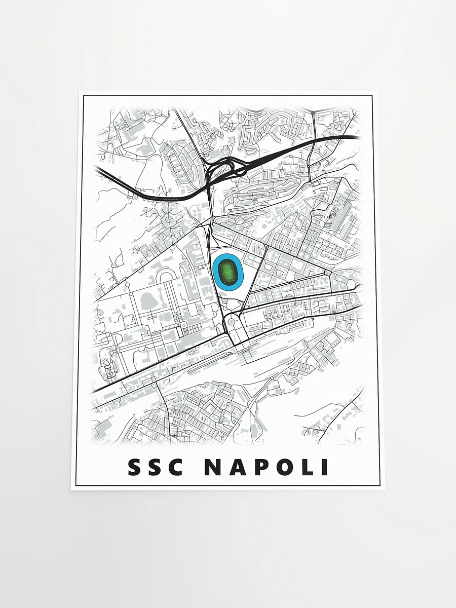 Stadio Diego Armando Maradona Map Design Poster product image (4)