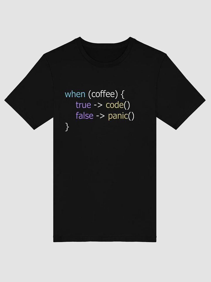 Kotlin Coffee Code T-Shirt product image (3)