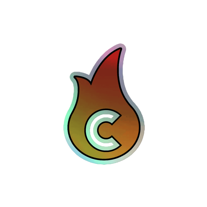 Logo V1 Holographic Sticker product image (2)