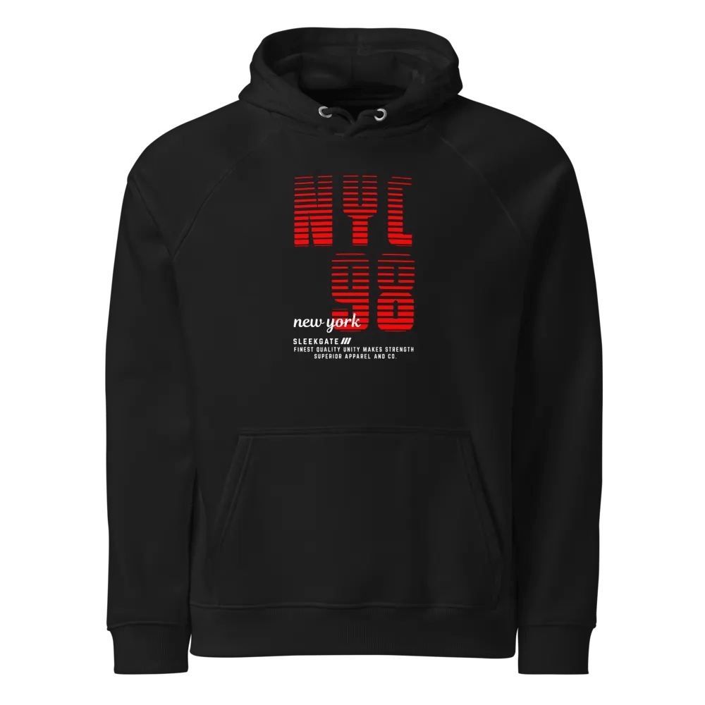 NYC 98 Eco Raglan Hoodie product image (1)