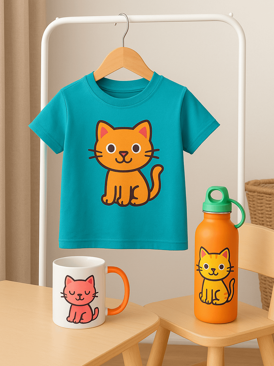 Playful Kittens Doodles – Vector Illustrator File for Creative Projects product image (2)