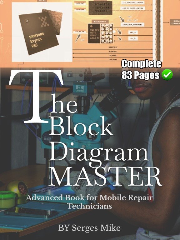 The Block Diagram Master | Advanced Book For Mobile Phone Technicians product image (1)