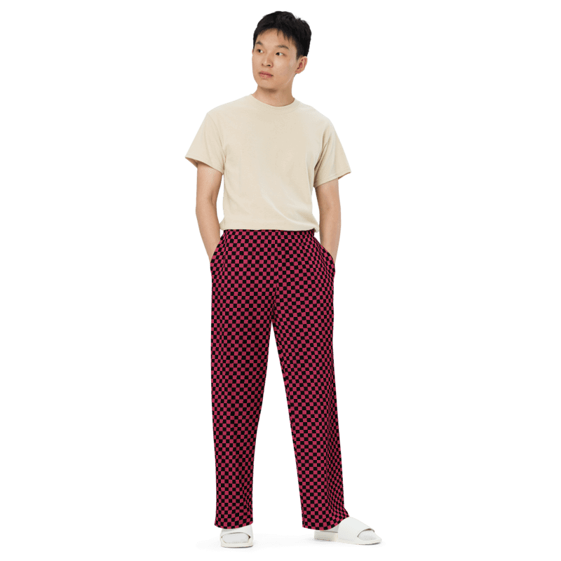 Premium Red Checkered Pants