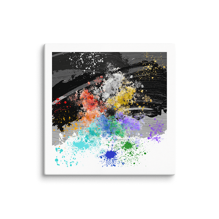 Palette Burst Canvas Collection #1 (White Background) product image (1)