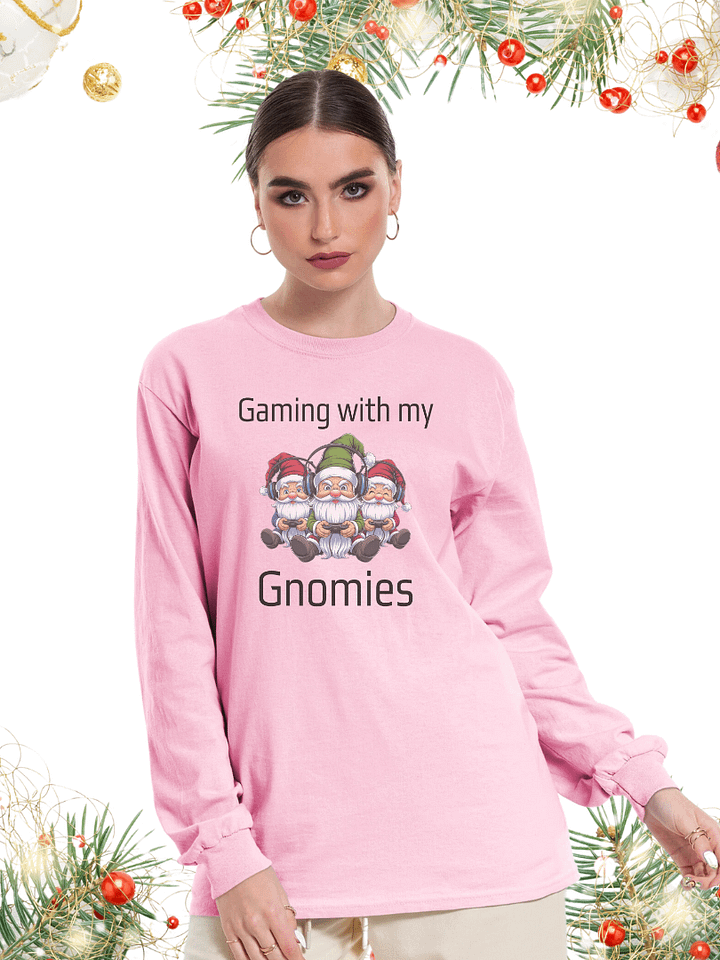 Gnome Gamer Squad Long Sleeve Tee product image (1)