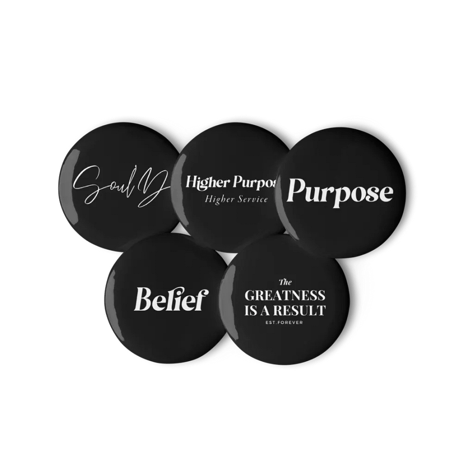 Greatness Manifest Pin Button Set product image (11)